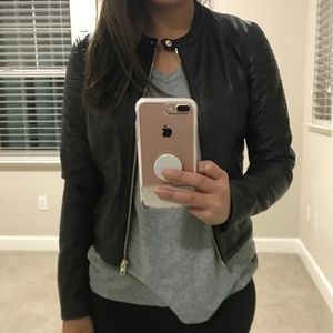 H&M Faux Leather Jacket - US 8